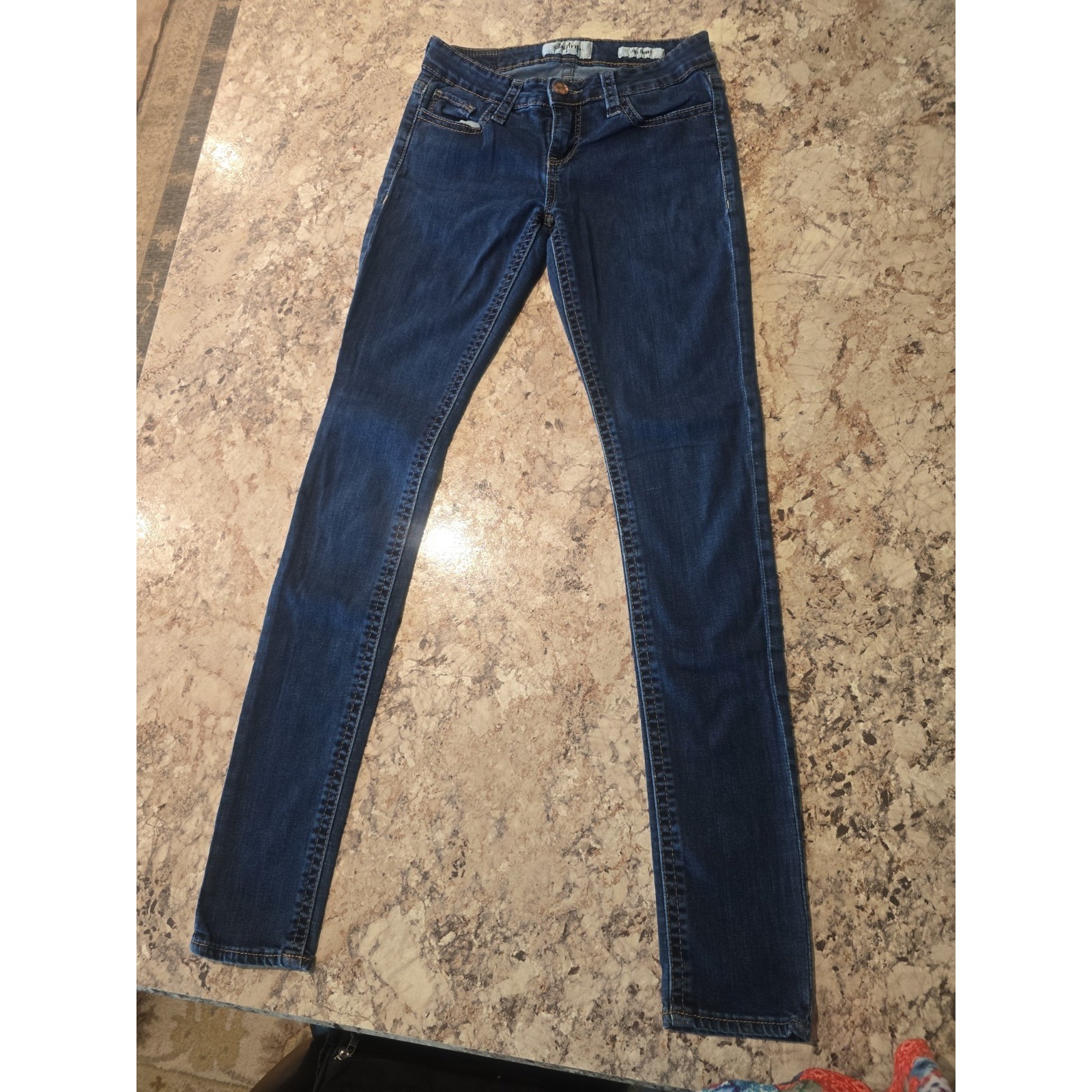 Daytrip Jeans Lynx Skinny Dark Wash Low-Rise Size 28 X-Long Stretch 28x32